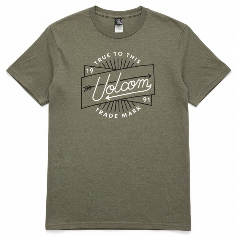 Volcom Men’s Green Graphic T-Shirt Medium NWT